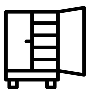 Dolap vektör simgesi