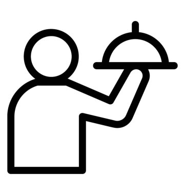 Garson vektör simgesi