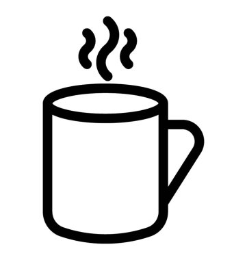 çay fincanı vektör simgesi