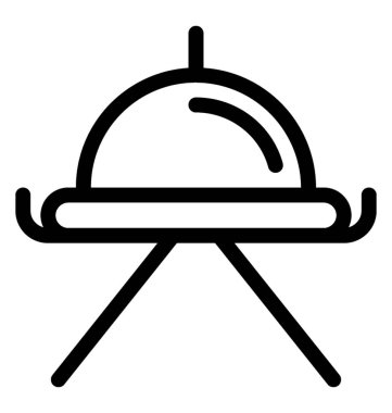 Tabağı vektör simgesi