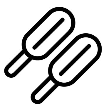 Buzlu şeker vektör simgesi