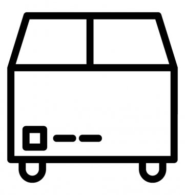 Dondurucu vektör simgesi