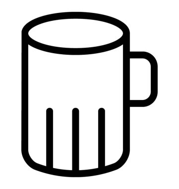 çay fincanı vektör simgesi