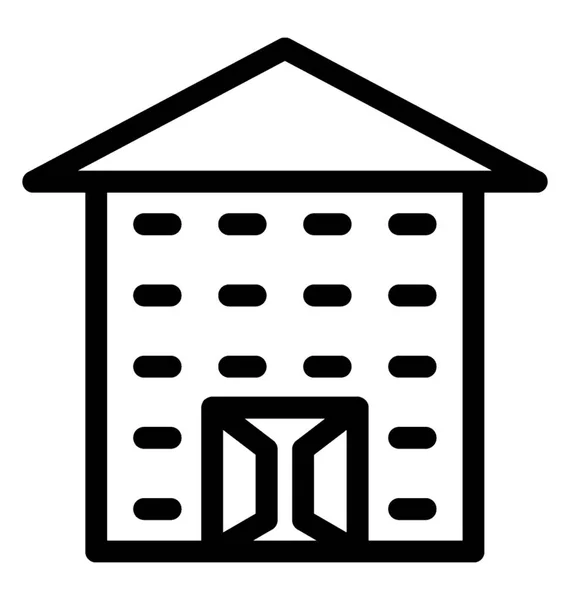 Готель векторної icon — стоковий вектор