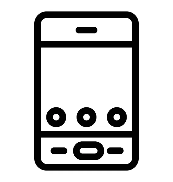 Mobilní vektorové ikony — Stockový vektor