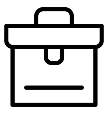 Bavul vektör simgesi