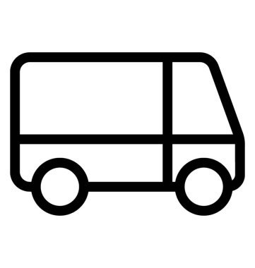 otobüs vektör simgesi