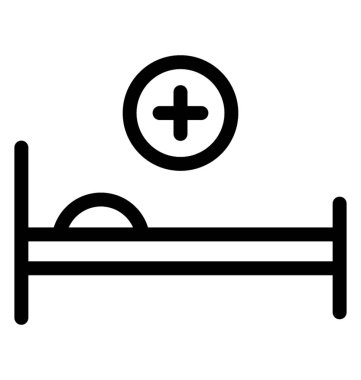 Yatak vektör simgesi