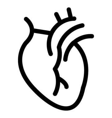 Kalp Vektörü Simgesi