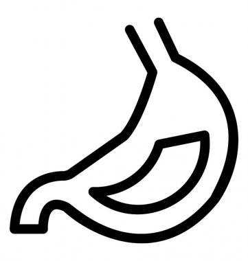 Mide vektörü simgesi