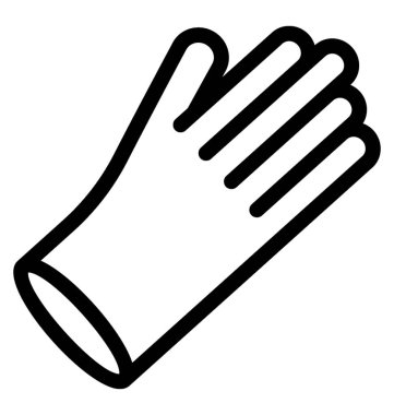 Eldiven vektör simgesi