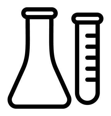 Laboratuvar Test vektör simgesi