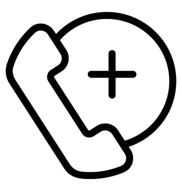 acil arama vektör simgesi