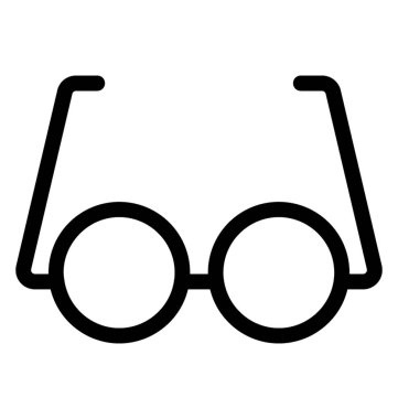 Gözlük Vektörü Simgesi
