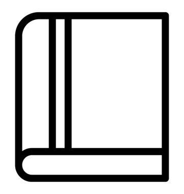 Kitap vektörü simgesi