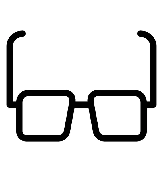 Gafas Vector Icono — Vector de stock