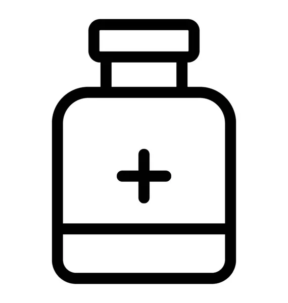 Medicine Jar Vector Icon — Stock Vector