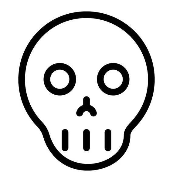 Skull Vector Icon — Stock Vector