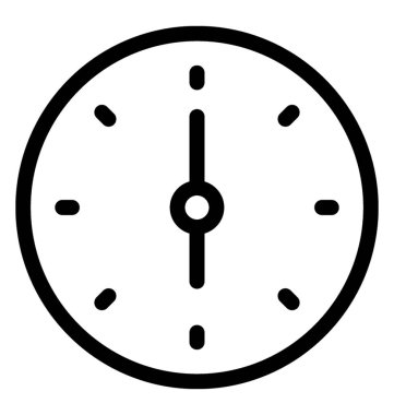 Saat vektör simgesi