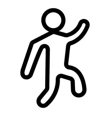 Koşu vektör simgesi