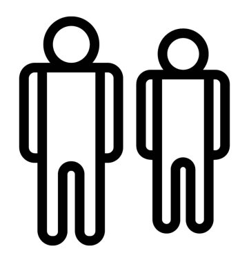 Hasta vektör simgesi