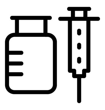 Aşı vektör simgesi