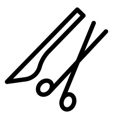 Cerrahi vektör simgesi