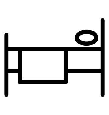 Yatak vektör simgesi