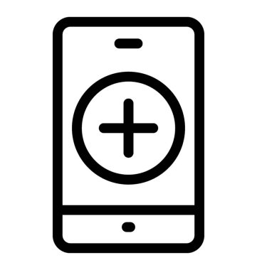 Sağlık App vektör simgesi