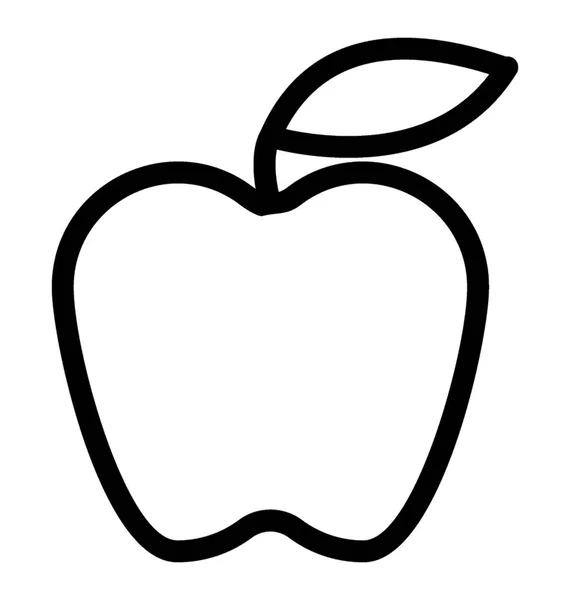 Apple векторної icon — стоковий вектор