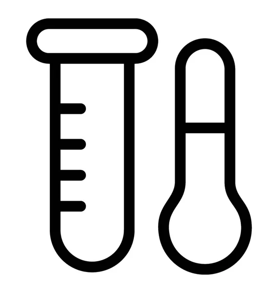 Icona vettoriale del test di laboratorio — Vettoriale Stock