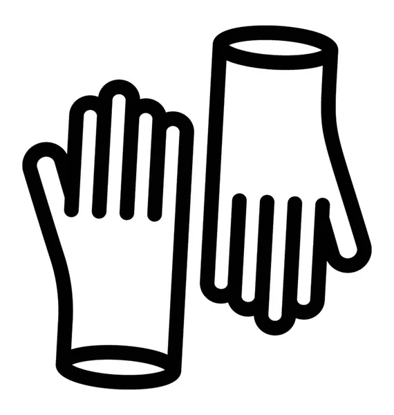 Handschoenen Vector Icon — Stockvector