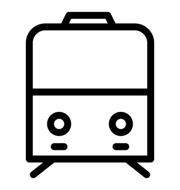 tren hattı vektör simgesi