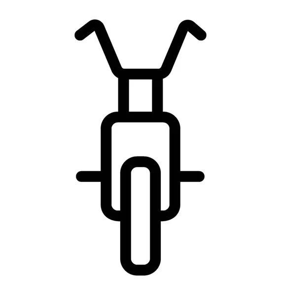 Scooter ligne vecteur icône — Image vectorielle