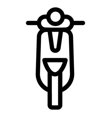 Motosiklet satırı vektör simgesi