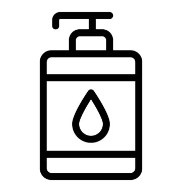 Sabun dispenseri vektör simgesi