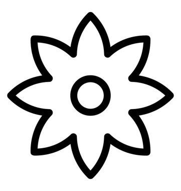 Ayçiçeği vektör simgesi