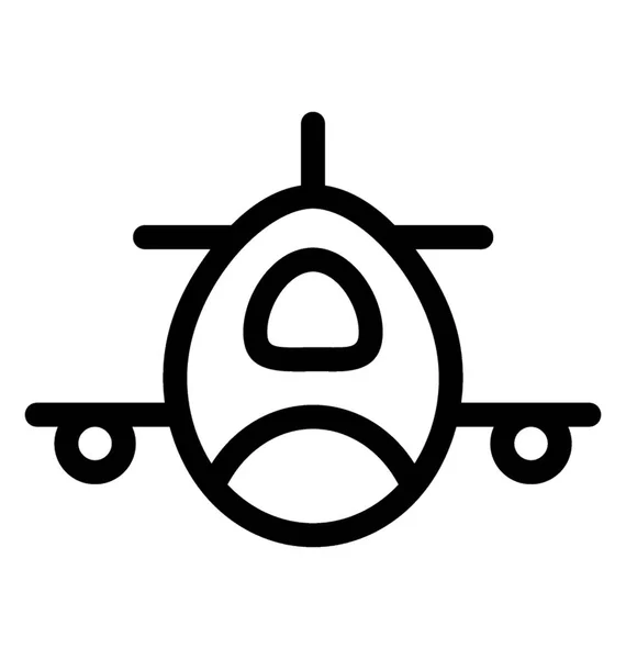 Vektorsymbol für Flugzeuglinien — Stockvektor