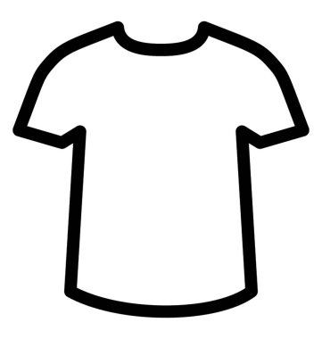 Gömlek vektör simgesi