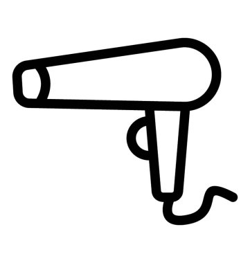 saç kurutma makinesi vektör simgesi