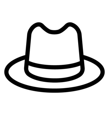 şapka vektör simgesi