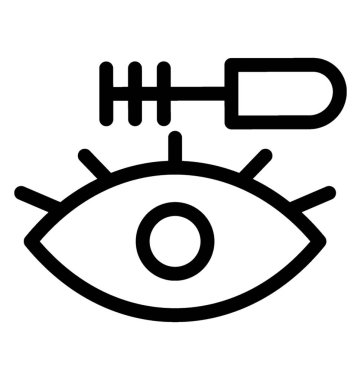 Makyaj vektör simgesi