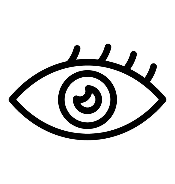 Ikona vektoru oka — Stockový vektor