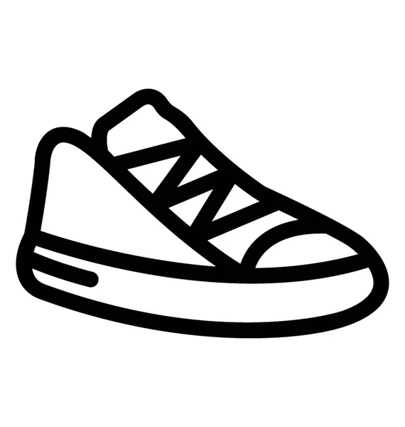 Sneakers vector icono — Vector de stock