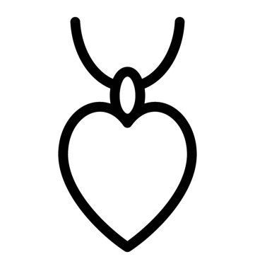 Kolye vektör simgesi