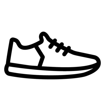 Spor ayakkabı vektör simgesi