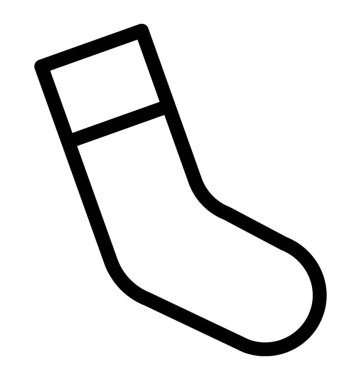 çorap vektör simgesi