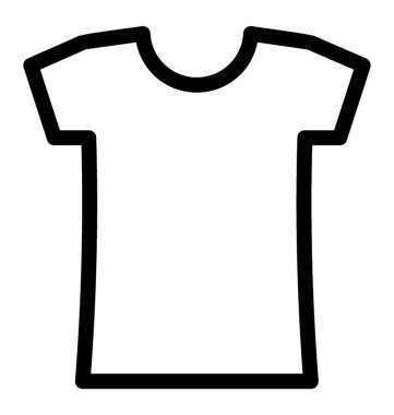 Gömlek vektör simgesi