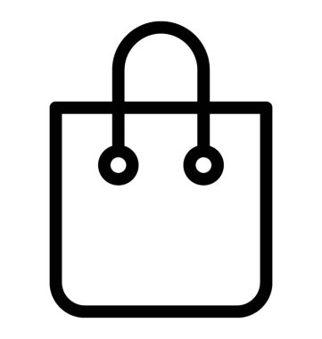 çanta vektör simgesi