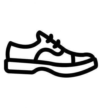 Spor ayakkabı vektör simgesi